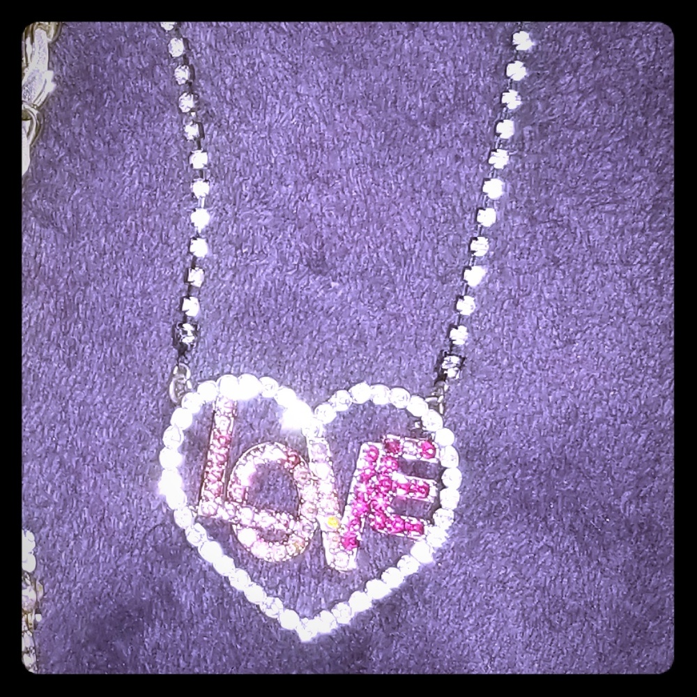 Betsey Johnson authentic love necklace